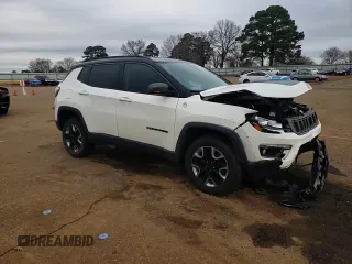 2018 Jeep Compass Trailhawk with VIN 3C4NJDDB1JT130136, listed as a Copart auction lot 47416525 with 74,662 mi miles and Salvage Title. Bid and sale history available at carsss.com. Image 12.