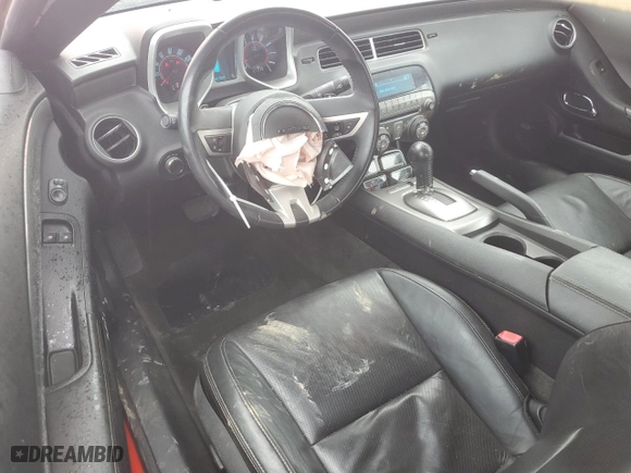 2010 Chevrolet Camaro 2LT with VIN 2G1FC1EV5A9182211, listed as a Copart auction lot 51254795 with 91,316 mi miles and Salvage Title. Bid and sale history available at carsss.com. Image 8.