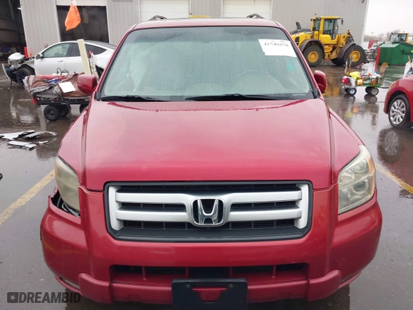 2006 Honda Pilot EX-L with VIN 2HKYF18576H516830, listed as a IAAI auction lot 41740470 with 202,179 mi miles. Bid and sale history available at carsss.com. Image 12.