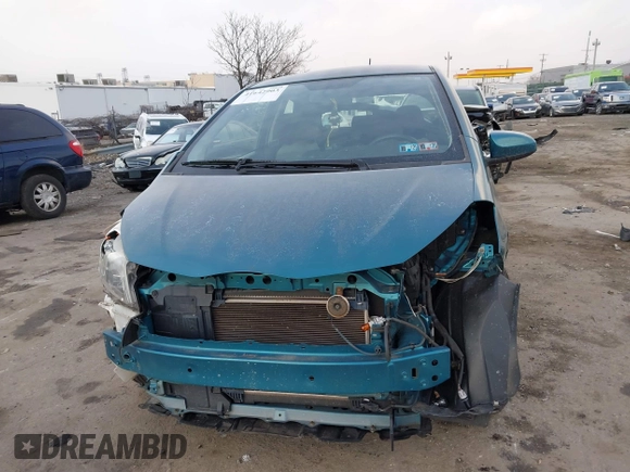 2013 Toyota Yaris L with VIN JTDJTUD38DD553999, listed as a IAAI auction lot 41642903 with 75,795 mi miles. Bid and sale history available at carsss.com. Image 6.