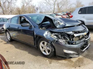 2019 Chevrolet Malibu LS with VIN 1G1ZB5ST7KF122563, listed as a Copart auction lot 43139333 with Not Provided miles and Salvage Title. Bid and sale history available at DreamBid. Image 4.