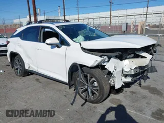 2022 Lexus RX with VIN 2T2HZMAA1NC232512, listed as a IAAI auction lot 41375711 with 27,599 mi miles. Bid and sale history available at carsss.com. Image 1.
