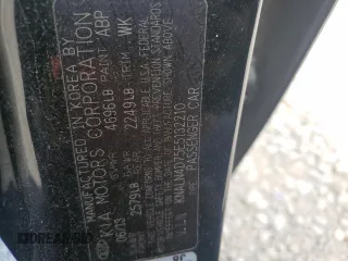 2014 Kia Cadenza Premium with VIN KNALN4D75E5132210, listed as a Copart auction lot 71395584 with 134,266 mi miles and Salvage Title. Bid and sale history available at carsss.com. Image 14.