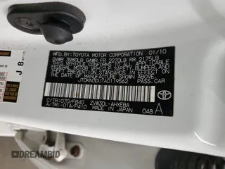 2010 Toyota Prius II with VIN JTDKN3DU7A0119562, listed as a Copart auction lot 55498575 with 121,316 mi miles and Clean Title. Bid and sale history available at carsss.com. Image 12.