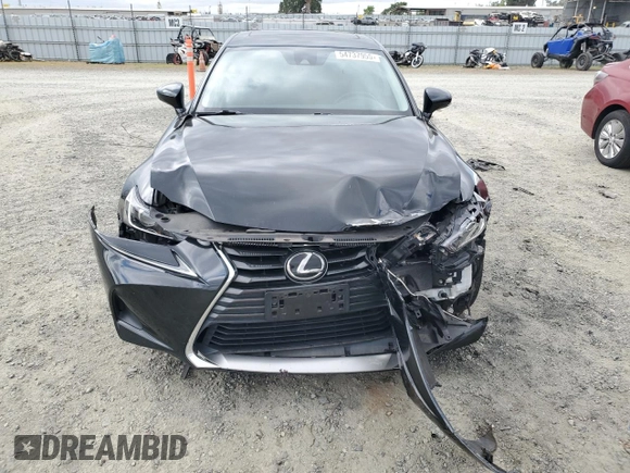2017 Lexus IS with VIN JTHBA1D27H5054352, listed as a Copart auction lot 54737955 with 71,141 mi miles and Salvage Title. Bid and sale history available at carsss.com. Image 5.