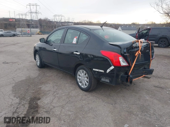 2015 Nissan Versa SV with VIN 3N1CN7AP1FL942463, listed as a IAAI auction lot 41882059 with 108,544 mi miles. Bid and sale history available at carsss.com. Image 3.