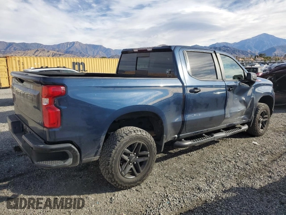 2020 Chevrolet Silverado 1500 LT Trail Boss with VIN 1GCPYFED1LZ306811, listed as a Copart auction lot 42993575 with 107,386 mi miles and Salvage Title. Bid and sale history available at carsss.com. Image 3.