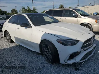 2022 Mercedes-Benz C 300 with VIN W1KAF4GB2NR052840, listed as a Copart auction lot 55499025 with 30,075 mi miles and Clean Title. Bid and sale history available at DreamBid. Image 4.