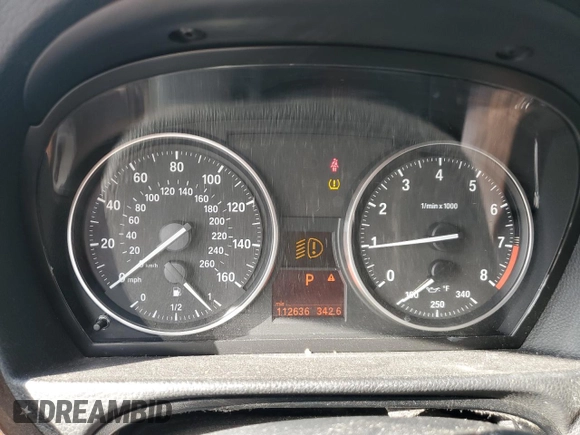 2011 BMW 3 Series 335i with VIN WBAPM5C54BE435002, listed as a Copart auction lot 47463115 with 112,636 mi miles and Salvage Title. Bid and sale history available at carsss.com. Image 9.