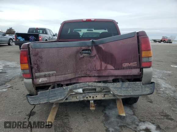 2000 GMC New Sierra 1500 SL with VIN 2GTEC19V1Y1185757, listed as a Copart auction lot 42606995 with 113,635 mi miles and Salvage Title. Bid and sale history available at carsss.com. Image 6.