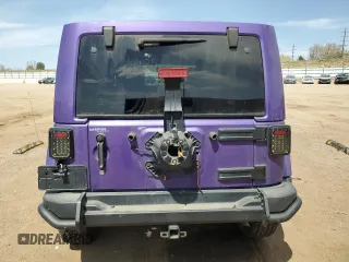 2016 Jeep Wrangler Unlimited 75th Anniversary with VIN 1C4BJWEG1GL228659, listed as a Copart auction lot 44616325 with 125,365 mi miles and Salvage title. Bid and sale history available at DreamBid. Image 6.