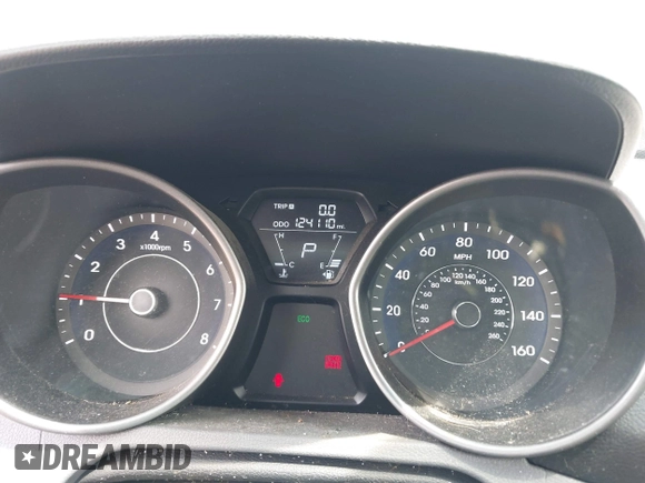 2013 Hyundai Elantra GLS with VIN 5NPDH4AE8DH300258, listed as a IAAI auction lot 42707015 with 124,110 mi miles and . Bid and sale history available at DreamBid. Image 7.