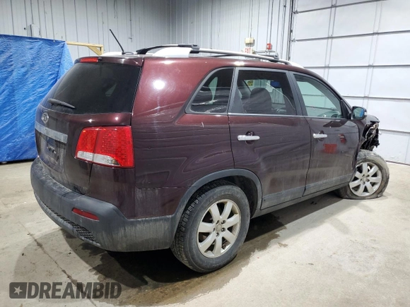 2011 Kia Sorento LX with VIN 5XYKT3A14BG131552, listed as a Copart auction lot 50732505 with 130,366 mi miles and Salvage Title. Bid and sale history available at DreamBid. Image 3.
