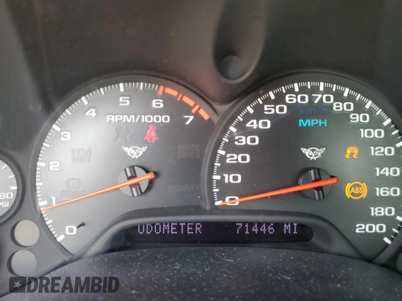 2001 Chevrolet Corvette with VIN 1G1YY32G515124477, listed as a Copart auction lot 79650524 with 71,446 mi miles and Salvage Title. Bid and sale history available at carsss.com. Image 9.