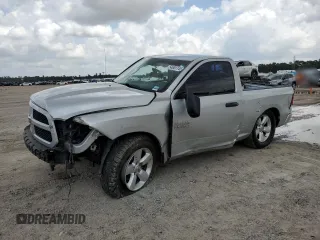 2017 Ram 1500 Express with VIN 3C6JR6AG3HG604889, listed as a Copart auction lot 54001145 with 74,609 mi miles and Salvage title. Bid and sale history available at DreamBid. Image 1.