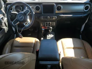 2023 Jeep Gladiator Rubicon with VIN 1C6JJTBG9PL546437, listed as a Copart auction lot 55516685 with 14,106 mi miles and Salvage title. Bid and sale history available at DreamBid. Image 8.