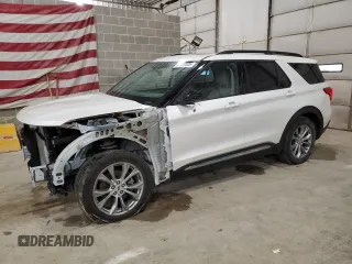 2021 Ford Explorer XLT with VIN 1FMSK8DH1MGC41740, listed as a Copart auction lot 51589425 with 31,461 mi miles and Salvage Title. Bid and sale history available at carsss.com. Image 1.
