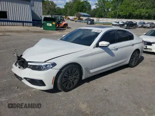 2017 BMW 5 Series 530i with VIN WBAJA5C36HWA35476, listed as a Copart auction lot 52573605 with Not provided miles and Salvage title. Bid and sale history available at DreamBid. Image 1.