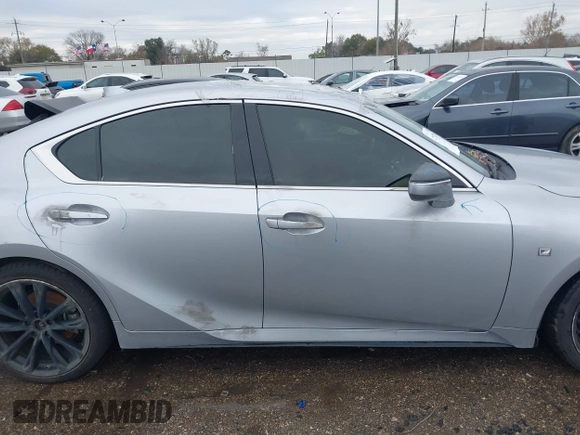 2021 Lexus IS 350 F Sport with VIN JTHGZ1B25M5045144, listed as a IAAI auction lot 41317284 with 69,029 mi miles and . Bid and sale history available at DreamBid. Image 12.