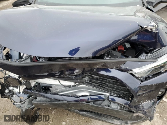 2025 Toyota RAV4 XLE Premium with VIN 2T3A1RFV6SW501627, listed as a Copart auction lot 86159954 with 220 mi miles and Salvage title. Bid and sale history available at DreamBid. Image 14.