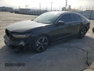 2023 Honda Accord Sport с VIN 1HGCY2F59PA041172, выставлен на аукционе Copart как лот 56835455 с пробегом 16 638 миль миль и Списание • Salvage title. История ставок и продаж доступна на DreamBid. Изображение 1.