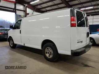 2016 GMC Savana Cargo Van with VIN 1GTW7AFF6G1206452, listed as a Copart auction lot 89157585 with 205,242 mi miles and Clean Title. Bid and sale history available at carsss.com. Image 2.
