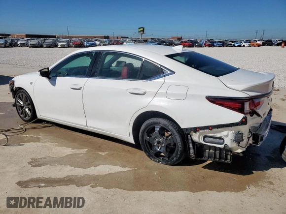 2019 Lexus ES with VIN 58ABZ1B18KU011919, listed as a Copart auction lot 49917705 with 46,015 mi miles and Salvage Title. Bid and sale history available at carsss.com. Image 2.