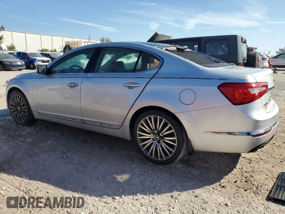 2016 Kia Cadenza Premium with VIN KNALN4D75G5220922, listed as a Copart auction lot 75890434 with 97,541 mi miles and Salvage Title. Bid and sale history available at carsss.com. Image 2.