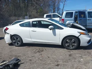 2015 Honda Civic Coupe EX with VIN 2HGFG3B86FH524723, listed as a IAAI auction lot 41958022 with 168,058 mi miles. Bid and sale history available at carsss.com. Image 14.