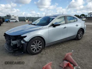 2020 Mazda 3 z VIN 3MZBPABL7LM134195, wystawiony jako Copart lot #43584915 z przebiegiem Nie podano mil oraz Szkoda całkowita • Salvage title. Historia ofert i sprzedaży dostępna na DreamBid. Obrazek 1.