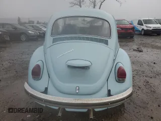 1969 Volkswagen Beetle with VIN 119416435, listed as a Copart auction lot 45422265 with 62,550 mi miles and Salvage Title. Bid and sale history available at DreamBid. Image 6.