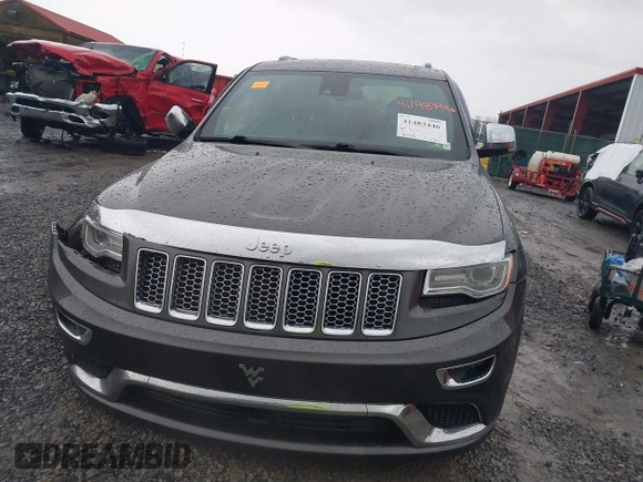2015 Jeep Grand Cherokee Summit with VIN 1C4RJFJM6FC955904, listed as a IAAI auction lot 41483446 with 65,970 mi miles. Bid and sale history available at carsss.com. Image 13.