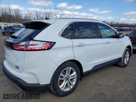 2020 Ford Edge SEL with VIN 2FMPK4J98LBB13156, listed as a Copart auction lot 48159975 with 29,690 mi miles and Salvage Title. Bid and sale history available at DreamBid. Image 3.