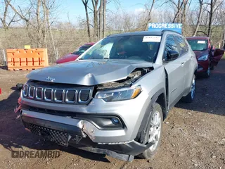 2022 Jeep Compass Latitude Lux с VIN 3C4NJDFB0NT171103, выставлен на аукционе IAAI как лот 41857327 с пробегом 17 940 миль миль и . История ставок и продаж доступна на DreamBid. Изображение 17.