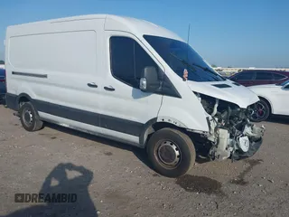 2021 Ford Transit Cargo with VIN 1FTBR1C86MKA91940, listed as a IAAI auction lot 41469716 with 40,745 mi miles and . Bid and sale history available at DreamBid. Image 1.
