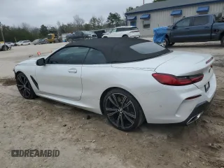 2022 BMW 8 Series 840i with VIN WBADZ2C0XNCJ65880, listed as a Copart auction lot 44778025 with 34,221 mi miles and Salvage Title. Bid and sale history available at carsss.com. Image 2.