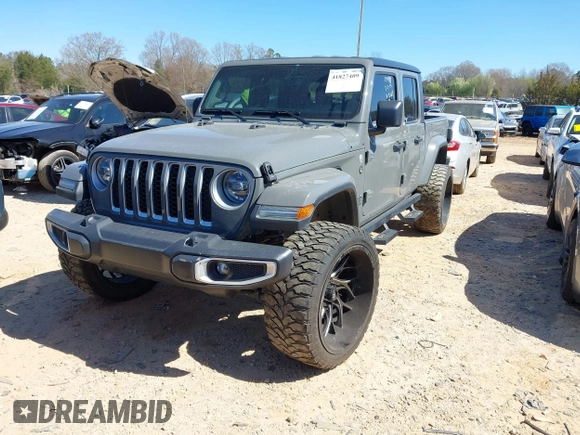 2020 Jeep Gladiator Overland z VIN 1C6HJTFG4LL143369, wystawiony jako IAAI lot #41827409 z przebiegiem 77 752 mil mil oraz . Historia ofert i sprzedaży dostępna na DreamBid. Obrazek 17.