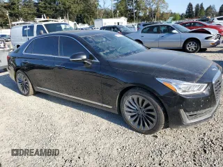 2017 Genesis G90 Premium z VIN KMHG34JA4HU033233, wystawiony jako Copart lot #55357555 z przebiegiem 264 462 mil mil oraz Czysty tytuł • Clean title. Historia ofert i sprzedaży dostępna na DreamBid. Obrazek 4.
