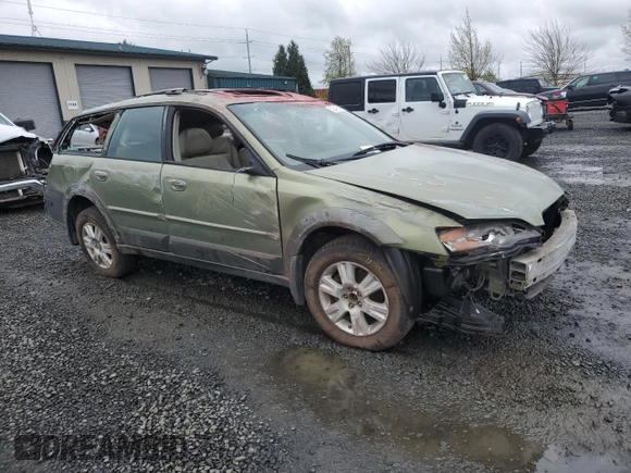 2005 Subaru Legacy Outback Limited with VIN 4S4BP62C057312621, listed as a Copart auction lot 52540745 with 202,795 mi miles and Salvage title. Bid and sale history available at DreamBid. Image 4.