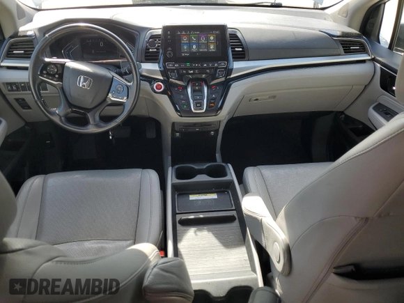 2020 Honda Odyssey Elite with VIN 5FNRL6H99LB007331, listed as a Copart auction lot 88478265 with 53,040 mi miles and Salvage Title. Bid and sale history available at DreamBid. Image 8.