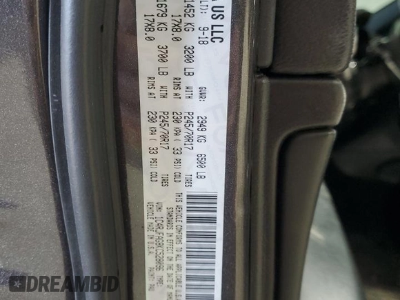 2019 Jeep Grand Cherokee Laredo E with VIN 1C4RJFAG8KC528096, listed as a Copart auction lot 46649985 with 132,029 mi miles and Salvage Title. Bid and sale history available at carsss.com. Image 13.
