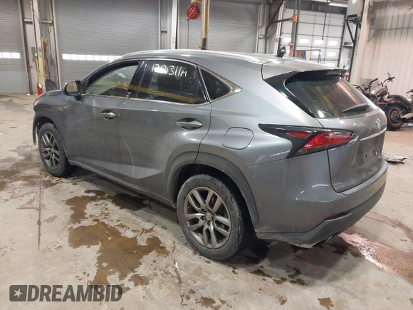 2015 Lexus NX 200t with VIN JTJYARBZ6F2016343, listed as a IAAI auction lot 41587755 with 120,311 mi miles. Bid and sale history available at carsss.com. Image 3.
