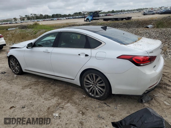 2015 Hyundai Genesis 5.0L with VIN KMHGN4JF5FU053297, listed as a Copart auction lot 71591294 with 127,047 mi miles and Salvage Title. Bid and sale history available at carsss.com. Image 2.