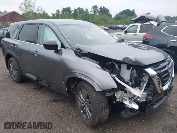2024 Nissan Pathfinder S with VIN 5N1DR3AC7RC313345, listed as a IAAI auction lot 42663099 with 3,257 mi miles and . Bid and sale history available at DreamBid. Image 1.