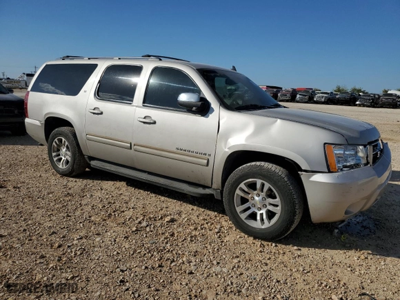 2009 Chevrolet Suburban LT w/2LT with VIN 1GNFC26039R289296, listed as a Copart auction lot 80672484 with 0 mi miles and Salvage Title. Bid and sale history available at carsss.com. Image 4.