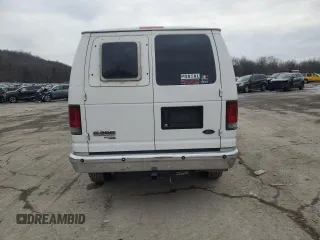 2008 Ford Econoline Passenger XL with VIN 1FBNE31L48DA80204, listed as a Copart auction lot 43873375 with 181,378 mi miles and Salvage Title. Bid and sale history available at carsss.com. Image 6.