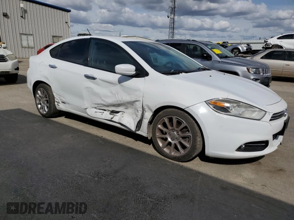 2016 Dodge Dart SXT Sport with VIN 1C3CDFFA2GD821001, listed as a Copart auction lot 49884745 with 163,527 mi miles and Salvage Title. Bid and sale history available at carsss.com. Image 4.