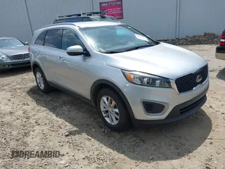 2017 Kia Sorento LX with VIN 5XYPG4A34HG265018, listed as a IAAI auction lot 42165365 with Not Provided miles. Bid and sale history available at carsss.com. Image 1.