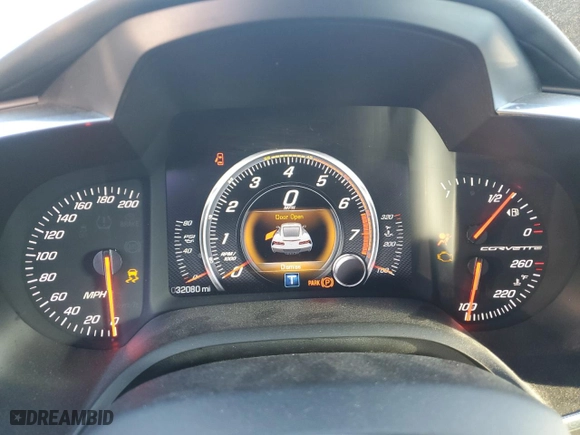 2014 Chevrolet Corvette Stingray Z51 2LT with VIN 1G1YJ2D77E5130685, listed as a Copart auction lot 83006584 with 32,080 mi miles and Salvage Title. Bid and sale history available at carsss.com. Image 9.