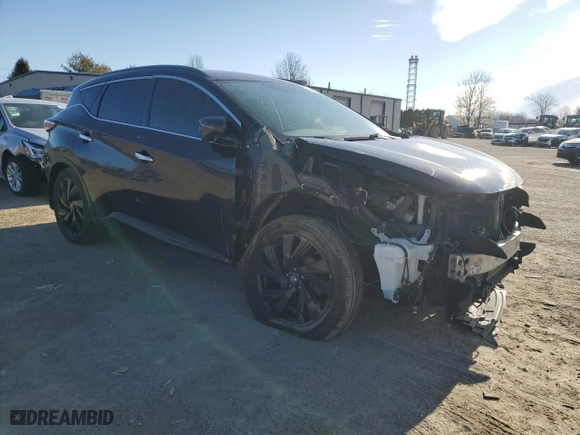 2018 Nissan Murano Platinum with VIN 5N1AZ2MH5JN129485, listed as a Copart auction lot 48020535 with 129,239 mi miles and Salvage Title. Bid and sale history available at carsss.com. Image 4.